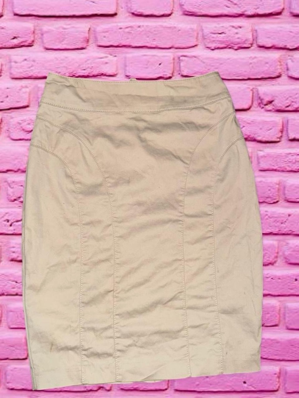 H&M Neutral Beige Pencil Skirt - Picture 2 of 6